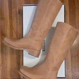Steve Madden Tan Knee-High Women's Boots